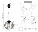 ПОДВЕСНОЙ СВЕТИЛЬНИК LOFT EDISON RETRO LED WIRE