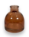 ВАЗА КОРИЧНЕВАЯ СТЕКЛЯННАЯ 6x5,5см ВАЗА