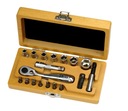 Sada 18 nástrojov v drevenej krabičke Felo XS Classic 1/4
