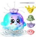 ИГРУШКА ДЛЯ ВАННЫ ПЛАВАЮЩИЙ Осьминог СВЕТОДИОДНЫЙ ФОНТАН ДЛЯ ВОДНОЙ ВАННЫ