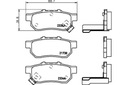 HELLA PAGID ZAPATAS DE FRENADO 43022S04E01 43022SR20 