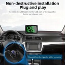 БАГАТОФУНКЦІОНАЛЬНИЙ СПІДОМЕТР LED (СВІТЛОДІОД) GPS HUD ЦИФРОВИЙ KM/H 80 X 54MM Z АДАПТЕР  (18193288786) фото min 10