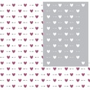 ШАБЛОН КАРТИНЫ Сердца и стрелы 70х100см