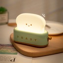 Ściemnialna lampka nocna LED do tostera, lampka nocna dla dzieci, z timerem