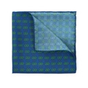 Синий нагрудный платок с мелким узором Lancerto M.825