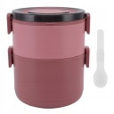 КОРОБКА NA DRUGIE SNIADANIE DO UKLADANIA W STOSY 1600 ML 2 РІВНІ WL  (18799724513) фото min 12