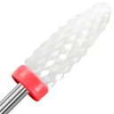 Керамический нож для ногтей, деликатный конус, красный