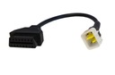 Adapter z OBD2 na wtyk Delphi 6 pin do motocykli