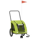 PRZYCZEPKA ROWEROWA DLA PSA 45KG ODBLASKI PLANDEKA
