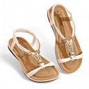 WIASI БЕЛЫЕ ЖЕНСКИЕ САНДАЛИИ 39