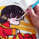 Набор для вышивания Punch Needle, ткацкая игла из 44 предметов.