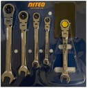 Ключи комбинированные с трещоткой NITEO 5 шт.