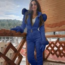 Лыжный комплект Женский зимний модный цельный