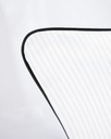 Pościel adamaszek biała z czarną lamówką 140x200 Kod producenta Pościel satynowa SAN ANTONIO