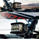 2ШТ МОЩНАЯ ФАРА РОБОЧА ПАНЕЛЬ ГАЛОГЕН 12V 24V 60W LEDBAR 12LED CUBE IP67  фото 13