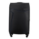 Дорожный чемодан СРЕДНЕГО размера, багаж на колесах, мягкий, вместительный, тканевый ЦВЕТА