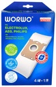 МЕШКИ ДЛЯ ПЫЛЕСОСА ELECTROLUX PHILIPS E201B 12 ШТ.