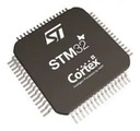 Mikrokontroler ARM STM STM32F105RCT6.