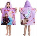 RĘCZNIK BAWEŁNIANY OKRYCIE FROZEN KRAINA LODU PONCZO DZIECIĘCE DLA DZIECKA