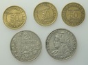 Francja - zestaw monet do 1925