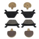 4 SZT. FRONT I REAR PADS BRAKE MOTORCYCLE REPLACEMENT ACCESSORIES 6L  photo 7