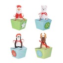 КОРОБКИ ДЛЯ АДВЕНТ-КАЛЕНДАРЯ, КРАФТОВЫЕ ФИГУРКИ DIY