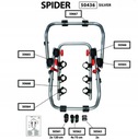 UNIVERSAL MALETERO BICICLETAS AL 3 BICICLETAS AL TYLAL TAPA DE MALETERO AGURI SPIDER 3 