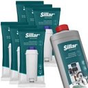 Sillar odkamieniacz do ekspresu + 6x filtr wody do ekspresu Delonghi Eletta