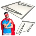 ЗАГЛУШКА ПРЯМАЯ ВХОДНАЯ ДВЕРЬ ПРЯМАЯ КРЫША 150X80 АЛЮМИНИЙ