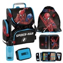ШКОЛЬНЫЙ НАБОР PASO «ЧЕЛОВЕК-ПАУК», ШКОЛЬНЫЙ МЕШОК, Пенал, бутылка с водой, коробка для завтрака