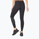 Dámske tréningové legíny 2XU Force Mid-Rise Compression čierne XS Dominujúca farba čierna