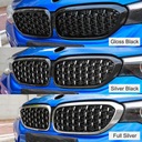 PAIR AUTOMOTIVE FRONT BUMPER GRILLE RADIATOR GRILLE RADIATOR GRILLE DIAMOND METEOR STYLE D photo 3 - milautoparts-fr.ukrlive.com