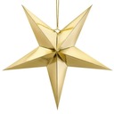 РОЖДЕСТВЕНСКОЕ УКРАШЕНИЕ ЗОЛОТАЯ БУМАЖНАЯ ЗВЕЗДА 70см