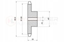 КОЛЕСО ШЕСТЕРНЯ LANCUCHOWE HARTOWANE 15 ЗУБІВ 1/2″ NA ЛАНЦЮГ 08B-1  (17575777878) фото min 6