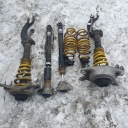 Комплект амортизаторов Audi A4 B8, с резьбой