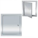 ОБЗОРНАЯ МЕТАЛЛИЧЕСКАЯ ДВЕРЬ С ЗАЩЕЛКОЙ 30х30см