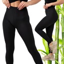 ЛЕГГИНГИ ЖЕНСКИЕ, леггинсы BAMBOO LONG матовые, ЧЕРНЫЕ 36/38 S/M