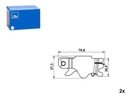 SAMOREGULATOR ZAPATAS FRENOS BEBNOWEGO 2 PIEZAS MERCEDES SPRINTER 4-T 