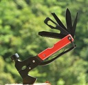 KOANNI NARZĘDZIE WIELOFUNKCYJNE SURVIVAL MULTITOOL 17w1 ETUI SCYZORYK PIŁA Narzędzia ostrze otwieracz do kapsli otwieracz do puszek piła ściągacz do izolacji skrobak do ryb śrubokręt krzyżakowy szczypce zbijak do szyb