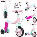 Трёхколесный самокат-балансир 2 в 1 — MoMi ELIOS PINK — СВЕТОДИОДНАЯ СВЕТОДИОДНАЯ ПОДСВЕТКА