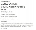. СИДІННЯ ДИВАН СИДІННЯ YAMAHA XJ 6 XJ6 N DIVERSION 09 +  (16354633503) фото min 8