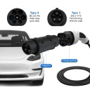 ADAPTATEUR EVSE TYPE 2 VERS TYPE 1 EUROPE VERS USA 32A T1 T2 8 KW HYBRIDE PHEV EVphoto 8