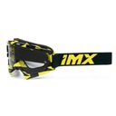 Мотоциклетные очки IMX Mud Graphic Fluo Yellow Gloss/Black - Прозрачное стекло