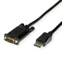 Кабель-переходник DisplayPort — VGA, M/M, черный, 1м