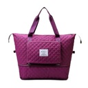 БОЛЬШАЯ МАЛЕНЬКАЯ РЕГУЛИРУЕМАЯ ЖЕНСКАЯ СТЕГАНАЯ ДОРОЖНАЯ СУМКА, СКЛАДНАЯ ДЛЯ САМОЛЕТА