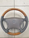 VOLANTE MERCEDES W210 W208 CLK MADERA CUERO 