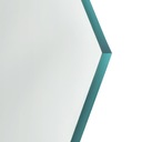 Зеркала шестигранные самоклеящиеся 6 шт. 21см х 24см без рамки