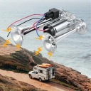 ПОДВІЙНИЙ КЛАКСОН ЕЛЕКТРИЧНИЙ ТРУБКА ФАНФАРА Z КОМПРЕСОРОМ 12V 600 DB ГОЛОСНИЙ  фото 16