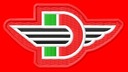 Нашивка в виде фанатов Ducati D с вышитой термопленкой GT 1000 Sport Biposto V4.