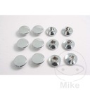 Заглушка Винтовая крышка 12 шт. Хром M10